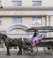 exterior-jaunting-car-killarney-avenue-hotel