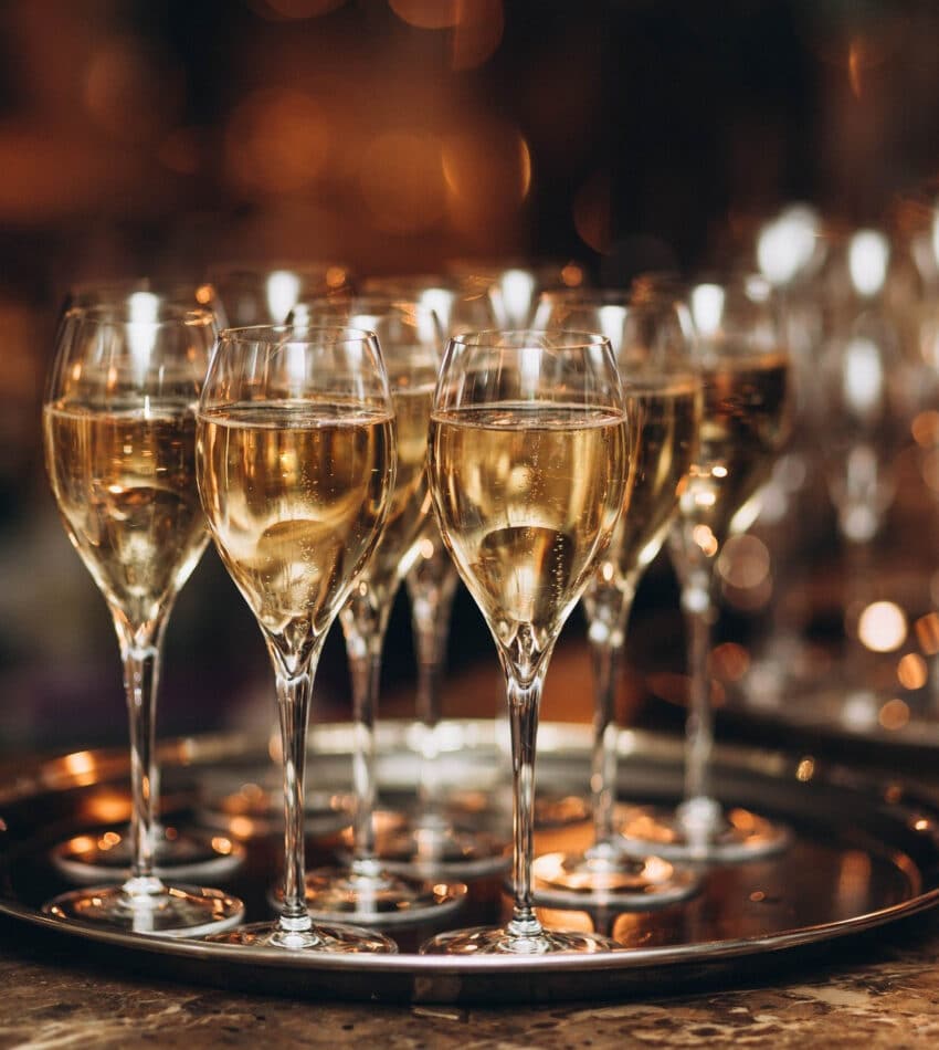 De-Taittinger'd Glasses